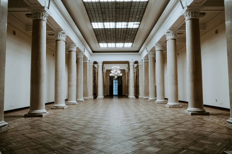 Interior details (or lack thereof) of the Palace of Culture and Science